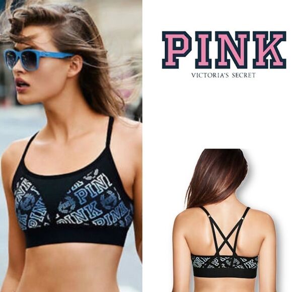 PINK Victoria’s Secret Ultimate Sports Bra Ombré S - Picture 1 of 4